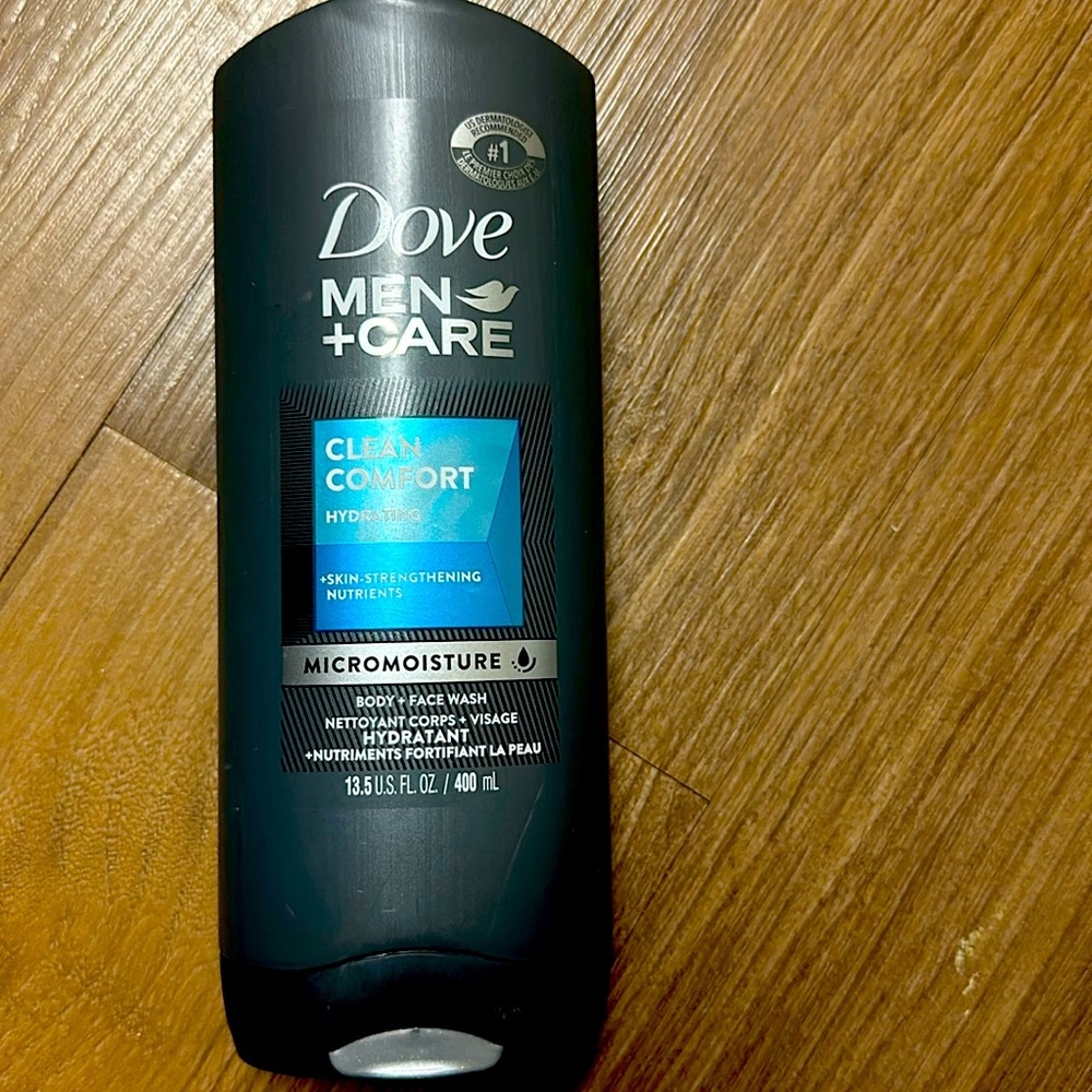 Dove men+care face and body wash
